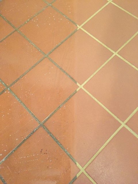 Terracotta Tile Cleaning Before After Perth Floor Cleaning